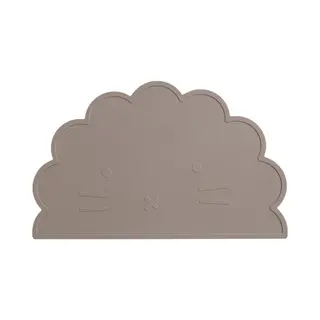 Dutsi - Siliconen Placemat Baby Leeuw - Taupe - Bpa-Vrij - Hygiënisch En Duurzaam