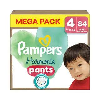 Pampers - Harmonie Pants - Maat 4 - Mega Pack - 84 Stuks - 9/15 Kg