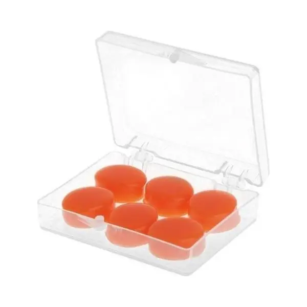 Chpn -Oordoppen Neusklem - Oordoppen - Kneedbaar - 3 Paar -Oranje - Universeel - Flexibel - In Ene Opbergdoosje thumbnail
