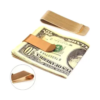 Cheaperito Money Clip I Geld Clip I Papiergeld Houder I 5 X 1, 5 Cm I Rvs I Goud