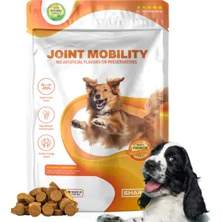 Sharon B Joint Mobility - Hondensupplement Voor Artrose En Gewrichtsklachten - 60 Stuks - Bevat Collageen Ii, Glucosamine, Msm, Groenlipmossel,