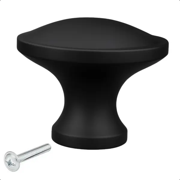 By Mjm Meubelknop Rapid Rond Zwart - Kast Knopjes - Kastknoppen Zwart - Meubelknop- - Deurknoppen Voor Kasten - Meubelbeslag - Deurknopjes - Kastknopjes thumbnail