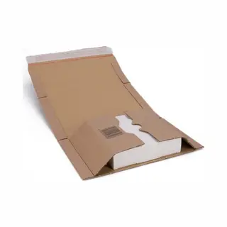KlikA Boekverpakking 456 X 320 X 0-70 Mm Bruin (a3) | 25 Stuks