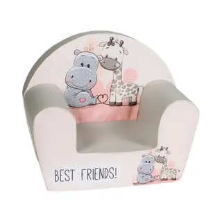 Gomoor Kinderzetel Best Friends - Kinderfauteuil - Kinderbank - Kindersofa - Kinder Fauteuil - Kinderzeteljes Peuters - Kinder Zetel - Kinderstoel -