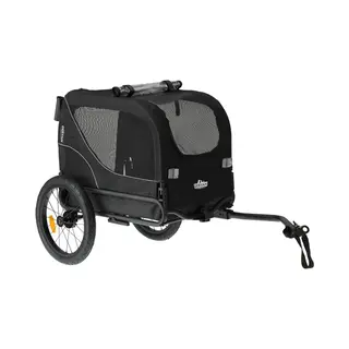 Deryan Hondenfietskar 2-in-1 - Opvouwbaar - Tot 20 Kg - Zwart