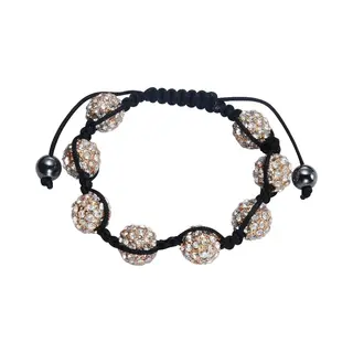 Behave Geknoopte Armband Met Kralen En Steentjes