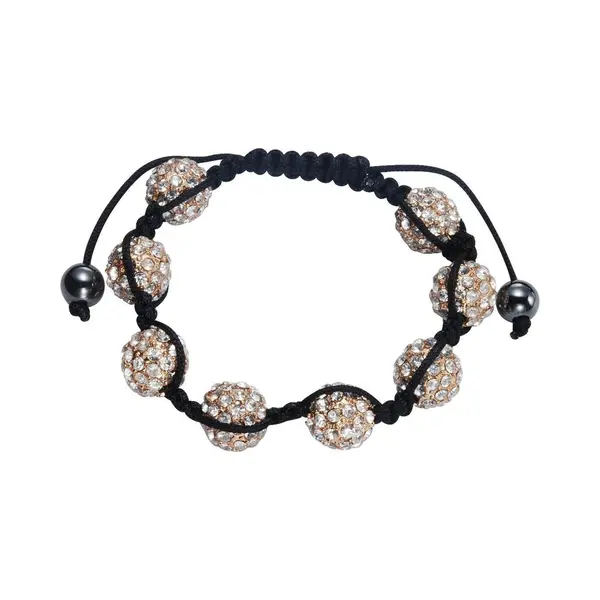 Behave Geknoopte Armband Met Kralen En Steentjes thumbnail