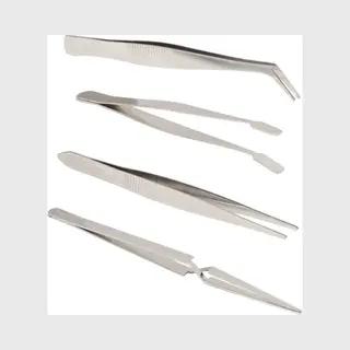 Chpn - Pincet - Pincetten Set - 4-delig - 4 Stuks - Pincetjes - Hobbypincet - Precisiewerk - Gereedschap - Tools