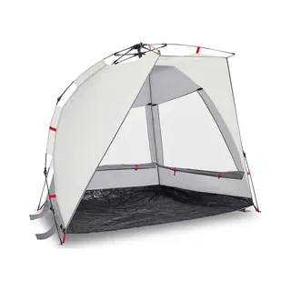 Vidaxl - Strandzelt 2 Personen Grau Quick Release Wasserdicht