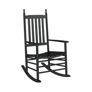 VidaXL 4008870 Gartenstuhl Terrasse Holz Schwarz