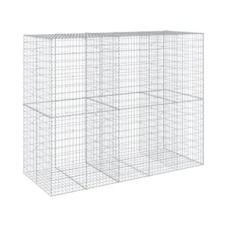 Vidaxl - Gabione Mit Deckel 250x100x200 Cm Verzinktes Eisen