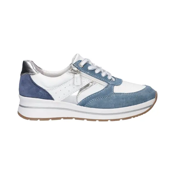 Nelson Flex Dames Sneaker - Blauw Wit - Maat 37 thumbnail