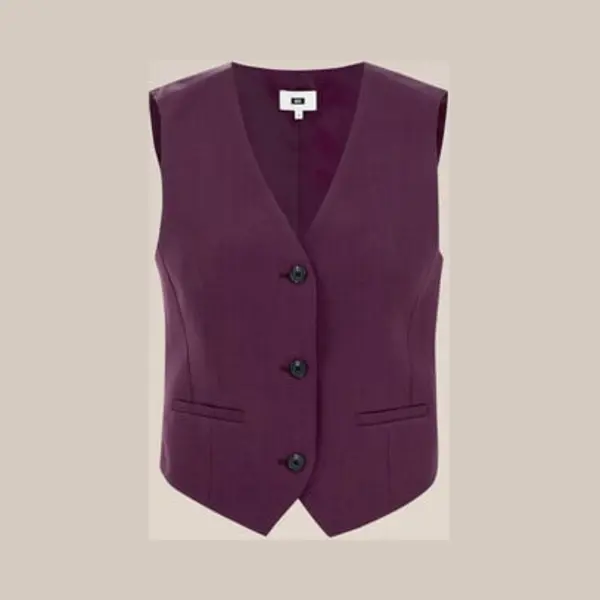 We Fashion Dames Slim Fit Gilet thumbnail