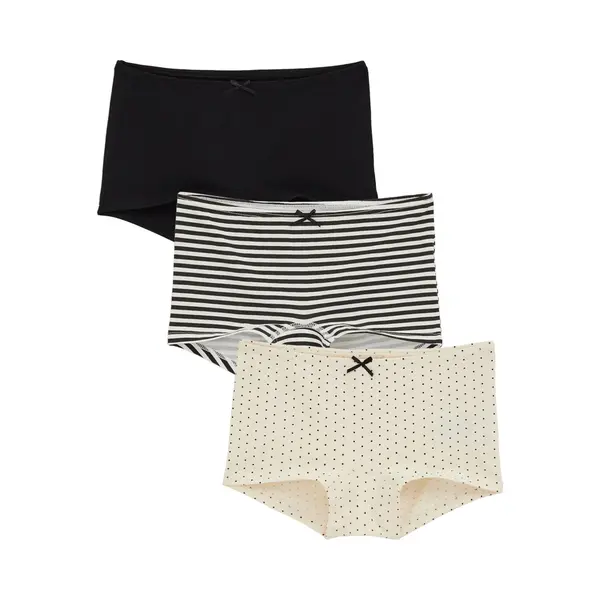 We Fashion Onderbroek Ecru / Zwart thumbnail