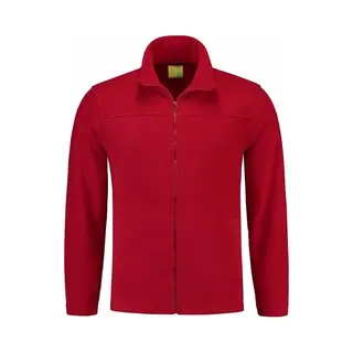 Lemon & Soda Fleece Vest Met Rits Norway - Rood - Voor Volwassenen/heren - Winter Trui M