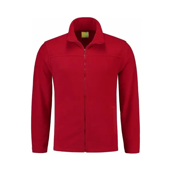 Lemon & Soda Fleece Vest Met Rits Norway - Rood - Voor Volwassenen/heren - Winter Trui L thumbnail