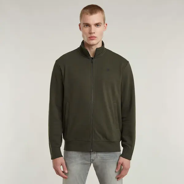 G-Star Nifous Zip Thru Sw Heren Trui - Asfalt thumbnail