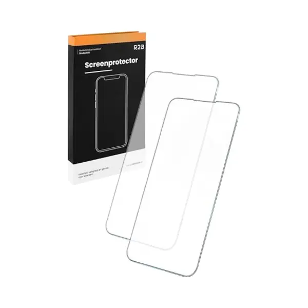 R2B Screenprotector Geschikt Voor IPhone 16 - 2 Stuks - Incl. Installatieframe & Reinigingskit - Tempered Glass - Screenprotectors - Screen Protector thumbnail