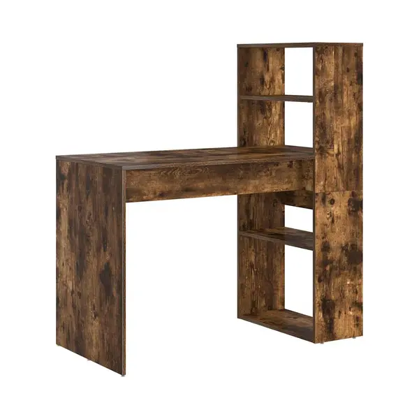 Vidaxl - Schreibtisch Räuchereiche 113 X 54 X 120 Cm Holzwerkstoff thumbnail