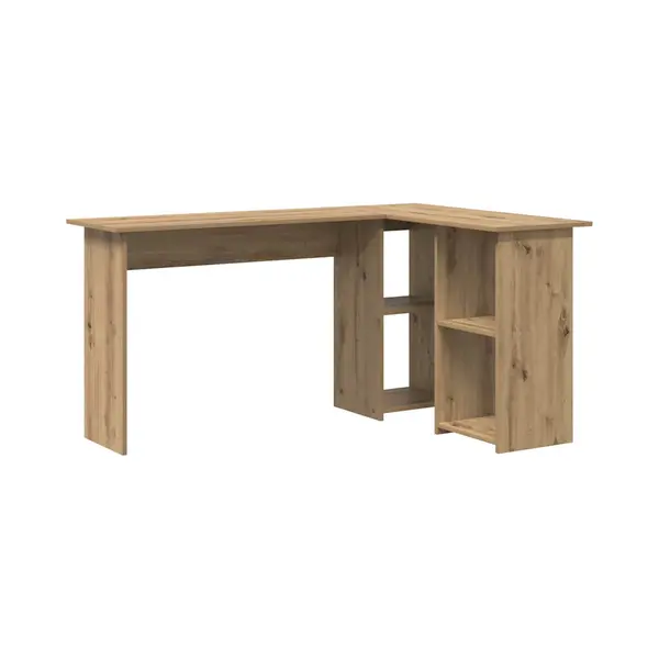 Vidaxl - Schreibtisch Eiche Handwerklich 142 X 102 X 73 Cm Holzwerkstoff thumbnail