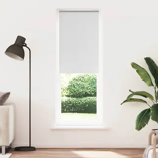 Verdunkelungsrollo Weiß 80x210cm Stoffbreite 75, 7 Cm Polyester Vidaxl