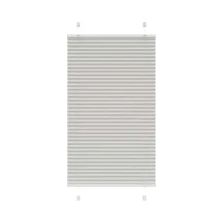 VidaXL Plissee Hellgrau 80x150 Cm Stoffbreite 79, 4 Cm Polyester