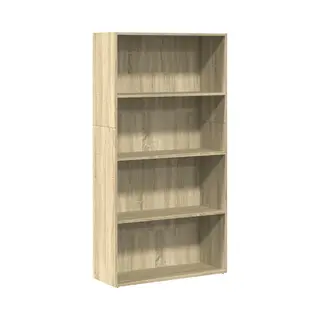 VidaXL Bücherregal Sonoma-Eiche 80x30x152 Cm Holzwerkstoff