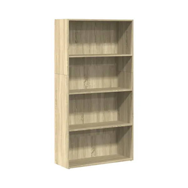 VidaXL Bücherregal Sonoma-Eiche 80x30x152 Cm Holzwerkstoff thumbnail