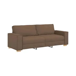 VidaXL 3-zitsbank Bruin 180 Cm Stof
