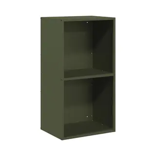 VidaXL Brennholzregal Olivgrün 40x30x75 Cm Kaltgewalzter Stahl
