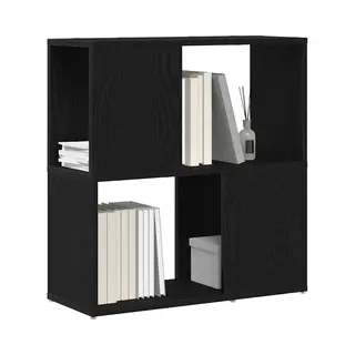 VidaXL Tv-Schrankset Schwarz 60 X 24 X 63 Cm Holzwerkstoff