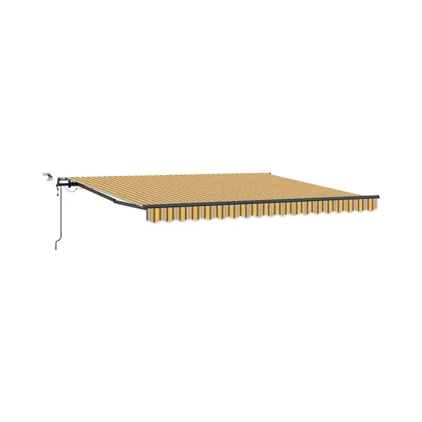 Einziehbare Markise With Mehrfarbig 400 × 350 Cm Stoff Vidaxl thumbnail