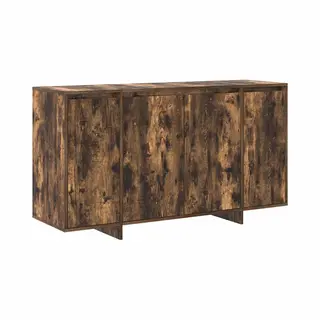 VidaXL Dressoir Rook Eiken 135 X 41 X 75 Cm Bewerkt Hout