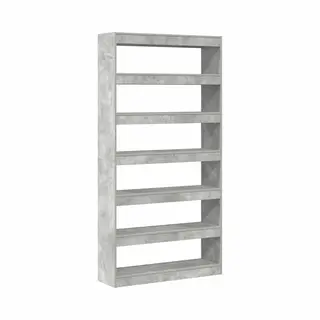 Bücherregal Grau Holzwerkstoff Vidaxl