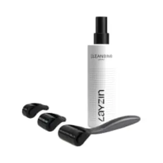 Layzin Dermarollerset Met 3 Rollerkoppen En Reinigingsspray