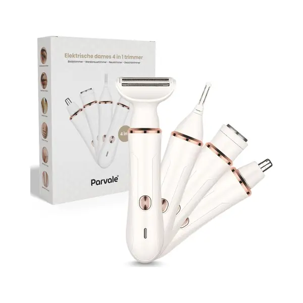 Parvale® Neustrimmer 4 In 1 - Neustrimmer - Neustrimmer Vrouwen – Neushaartrimmers – Neushaartrimmers Vrouwen – Neustrimmer Mannen – thumbnail