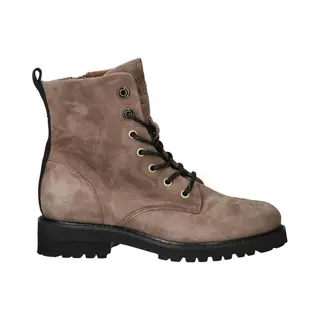 Piedi Nudi Dames Veterboots Taupe Gwen 01.02 Acero Taupe Maat 40