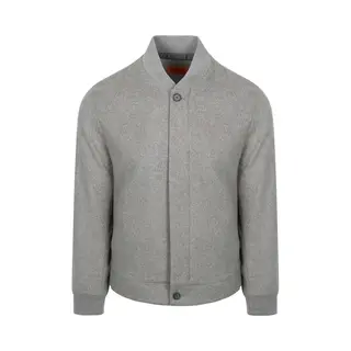 Suitable Bomberjacke Flanell Grau - Größe Xl