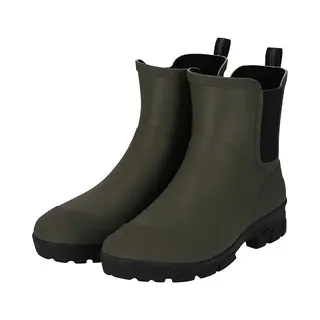 Morethansocks – Gummistiefel Herren Halbhoch Aus Hochwertigem Gummi – Wasserdicht, Bequem & Leicht – Rutschfeste Sohle (Grün, Eu