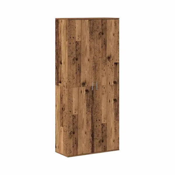 VidaXL Highboard Oud Hout 80 X 35 X 180 Cm Bewerkt Hout thumbnail