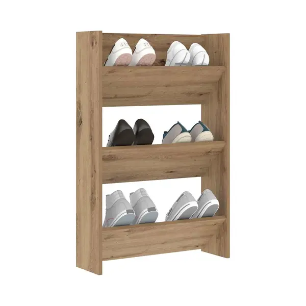 VidaXL Schuhschrank Artisan-Eiche 60 X 18 X 90 Cm Holzwerkstoff thumbnail