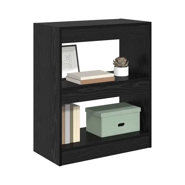 VidaXL Bücherregal Schwarz Eichen-Optik 60 X 30 X 72 Cm Holzwerkstoff thumbnail