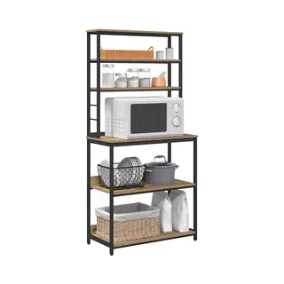 Küchenregal Artisan-eiche 80 X 40 X 168 Cm Holzwerkstoff Vidaxl