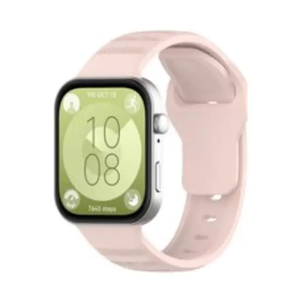 By Qubix Siliconen Outdoor Band - Roze - Horlogebandje Geschikt Voor Huawei Watch Fit 3 - Fit 4 thumbnail