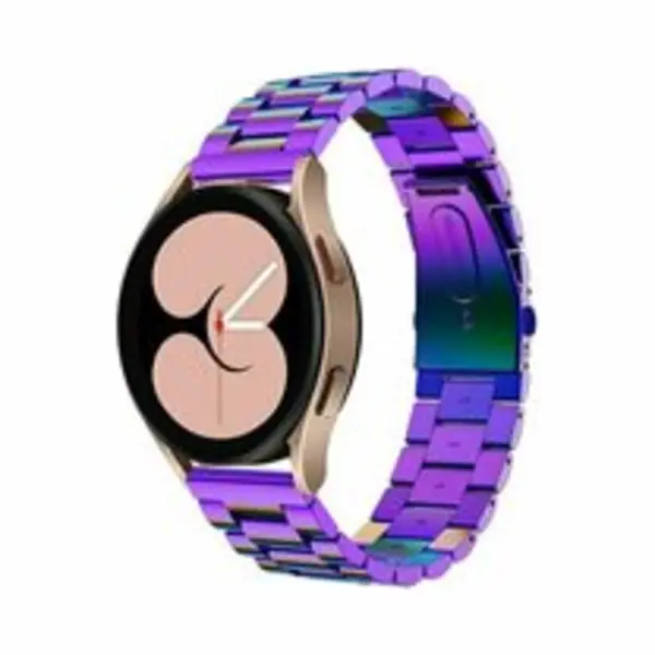 By Qubix Horlogebandje Geschikt Voor Huawei Watch Gt 6 - 41mm - Stalen Schakelband - Multicolor - Aanzetmaat, 18mm thumbnail