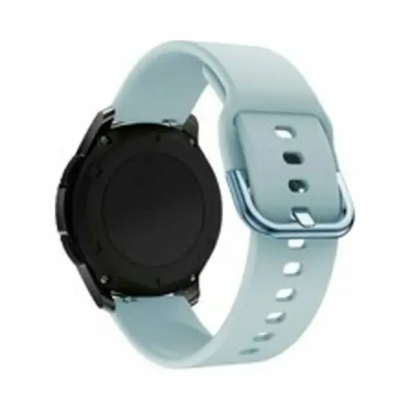 By Qubix Siliconen Sportbandje - Lichtblauw - Horlogebandje Geschikt Voor Huawei Watch Gt 6 - Gt 6 Pro - 46 Mm - Aanzetmaat, 22mm thumbnail
