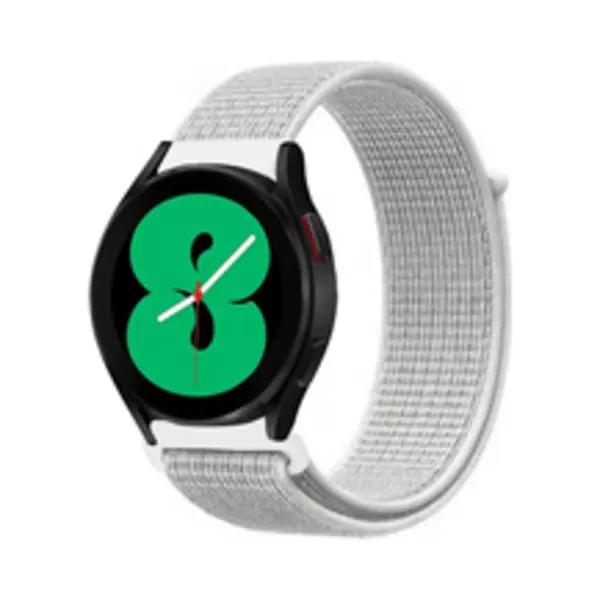 By Qubix Sport Loop Nylon Bandje - Wit - Horlogebandje Geschikt Voor Huawei Watch Gt 6 - Gt 6 Pro - 46 Mm - Aanzetmaat, 22mm thumbnail