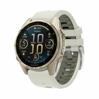 By Qubix - 20mm Quickfit - Siliconen Bandje - Zandgrijs - Geschikt Voor Garmin Fenix 7s-6s-5s - Instinct 2s - Epix Pro Gen 2 (42mm) - Geschikt Voor