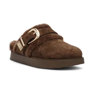 Steve Madden Muiltjes 'Cozy Up' Donkerbruin