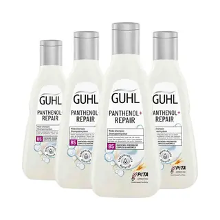 4x Guhl Panthenol+ Repair Shampoo 250 Ml